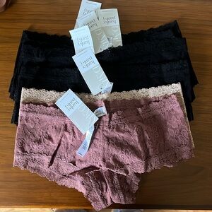 Hanky Panky Daily Lace Boyshorts - 6 Pairs